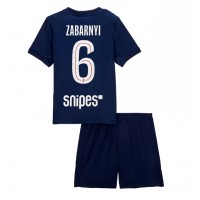 Paris Saint-Germain Illia Zabarnyi #6 Domáci Detský futbalový dres 2025-26 Krátky Rukáv (+ trenírky)